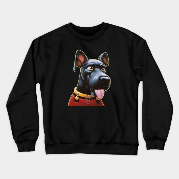 Cute dog Crewneck Sweatshirt by KOTYA